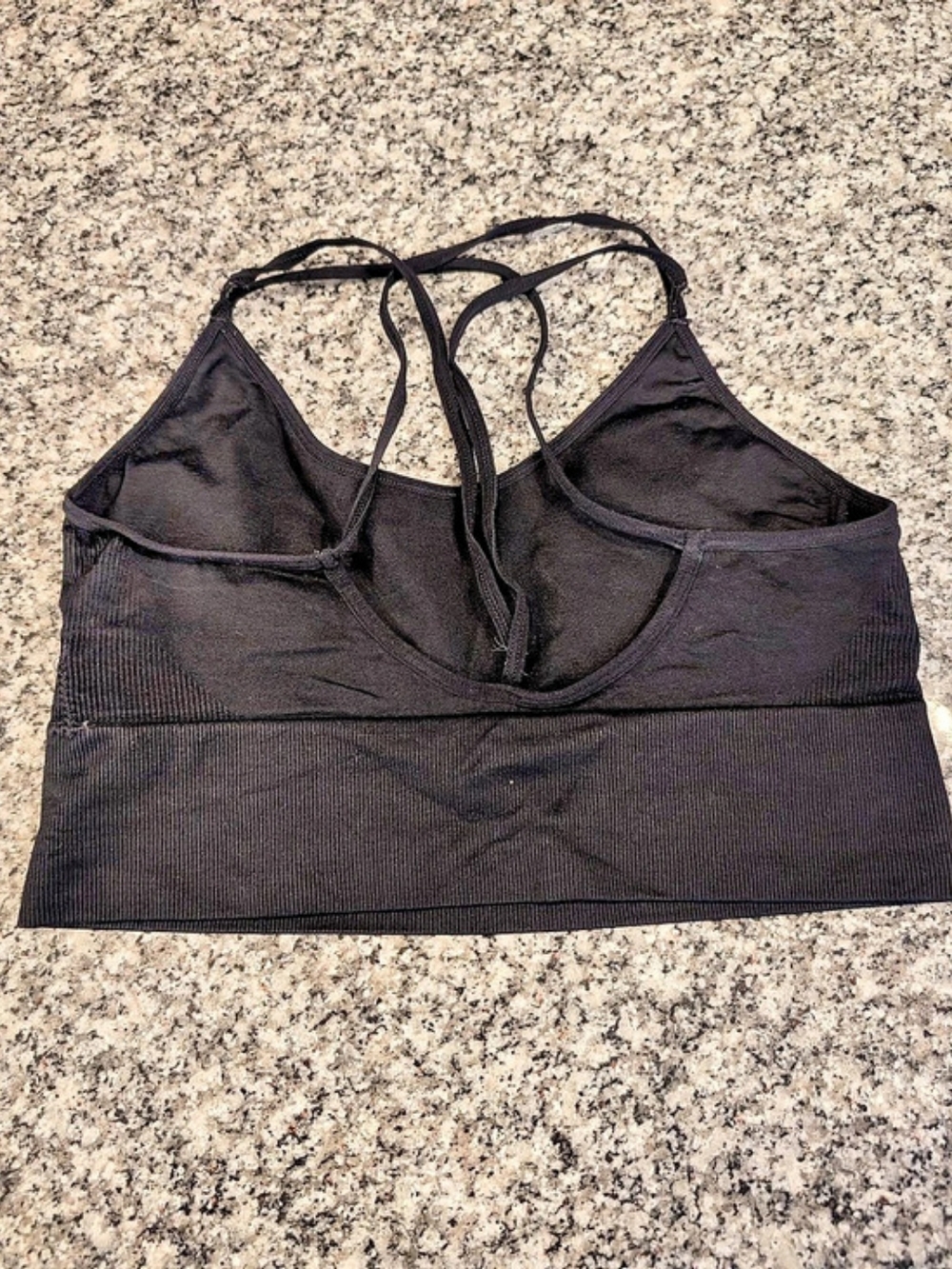 Black Sports Bra Like New - Picture 2 of 2